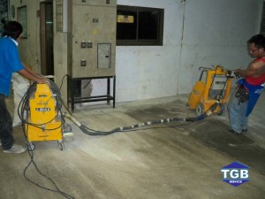 3.ทำการเตรียมผิวด้วยเครื่อง-Scarifier